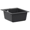 vidaXL Lava-loi&ccedil;a de cozinha de uma cuba Granito 42.5 x 50 x 31 cm