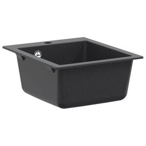 vidaXL Lava-loi&ccedil;a de cozinha de uma cuba Granito 42.5 x 50 x 31 cm