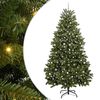 vidaXL &Aacute;rvore de Natal Artificial 300 cm 300 LED Branco quente Verde