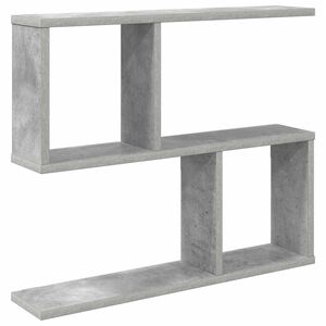 vidaXL Prateleira de Parede Cinzento Cimento 60 x 12 x 50,5 cm
