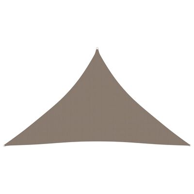 vidaXL Para-sol vela tecido oxford triangular 3x3x4,24 m cinza-acast.