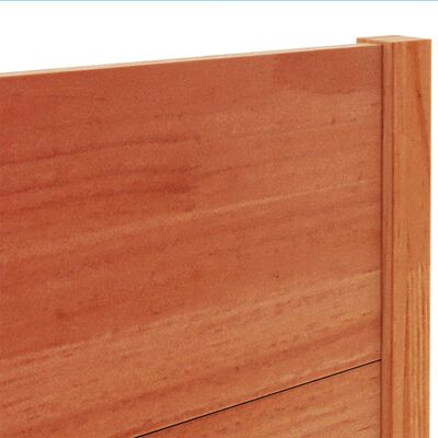 vidaXL Cabeceira 100 cm madeira de pinho maciça castanho-mel