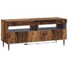 vidaXL Gabinete de TV LED Madeira antiga Derivados de Madeira