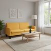 vidaXL Sofá de 3 lugares 180x65x76 cm amarelo