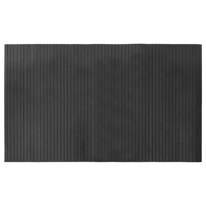 vidaXL Tapete retangular 60x100 cm bambu cinzento