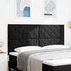 vidaXL Cabeceira LED Preto 180 cm Couro Sint&eacute;tico