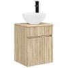 vidaXL Vanidade de Pia de Parede Carvalho Sonoma 39 x 41 x 64,5 cm