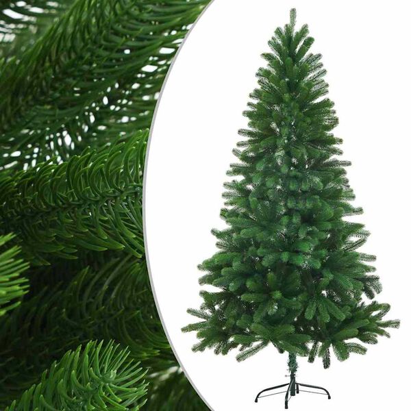 vidaXL Árvore Natal artificial pré-iluminada c/ bolas 150 cm verde