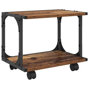 vidaXL Suporte para Impressora Madeira Antiga 41 x 28 x 33,5 cm