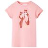 vidaXL T-shirt de crian&ccedil;a rosa 116