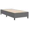 vidaXL Estrado de cama plataforma Cinzento-claro 90 x 190 cm tecido