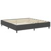 vidaXL Cama boxspring 200x200 cm tecido cinzento