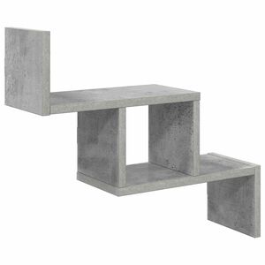 vidaXL Prateleira de Parede Cinzento Cimento 48 x 15 x 42 cm
