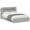 vidaXL Estrutura de Cama com Armazenamento com gaveta Sonoma cinzento