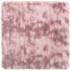 vidaXL Tapete shaggy de pelo alto NAVARRA 200x200 cm rosa empoeirado
