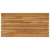 vidaXL Tampo de Mesa 80 x 40 x 3,5 cm Retangular Natural