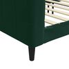 vidaXL Sof&aacute;-cama 80x200 cm veludo verde-escuro