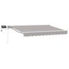 vidaXL Estrutura de Toldo Manual com LEDs 3,5 x 2 m