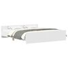 vidaXL Estrutura de cama com cabeceira e p&eacute;s 180x200 cm branco