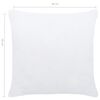 vidaXL Enchimentos para almofadão 2 pcs 40x40 cm branco