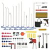 vidaXL 80 pcs conjunto ferramentas repara&ccedil;&atilde;o de mossas sem repintura