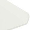 vidaXL Prateleira Flutuante 3 pcs Branco 40 x 9 x 2,5 cm A&ccedil;o