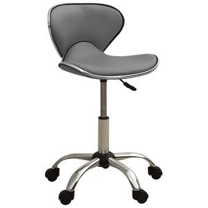 vidaXL Banco de sal&atilde;o/spa couro artificial cinzento