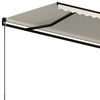 vidaXL Toldo retr&aacute;til manual 350x250 cm cor creme