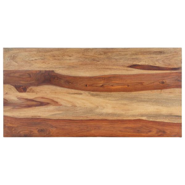 vidaXL Mesa de jantar 120x60x76 cm madeira maci&ccedil;a