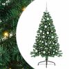 vidaXL &Aacute;rvore de Natal Artificial Pr&eacute;-iluminada Verde 120 cm PVC