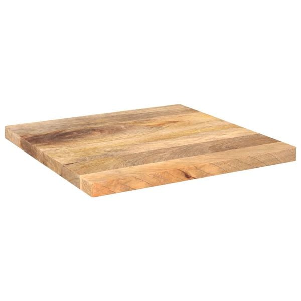vidaXL Tampo de mesa quadrado 60x60x3,8 cm mangueira maci&ccedil;a