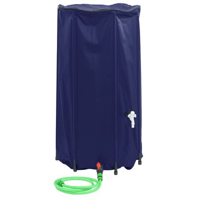 vidaXL Depósito de água dobrável com torneira 100 L PVC