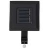 vidaXL Candeeiro de exterior solar LED 12 pcs preto quadrado 12 cm
