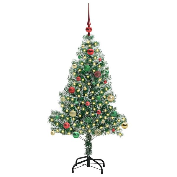 vidaXL &Aacute;rvore de Natal Artificial Coberta de Neve com Luzes de LED