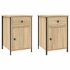 vidaXL Mesas cabeceira 2 pcs 40x42x60cm deriv. madeira carvalho sonoma