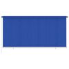 vidaXL Estore de rolo para exterior PEAD 300x140 cm azul