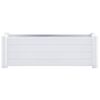 vidaXL Canteiro elevado para jardim PP 100x43x35 cm branco