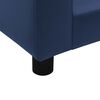 vidaXL Sof&aacute; para c&atilde;o 60x43x30 cm pel&uacute;cia/couro artificial azul
