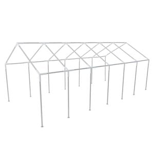 vidaXL Estrutura de a&ccedil;o para tenda de festas 12 x 6 m