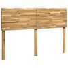 vidaXL Cabeceira com rebordo natural ROSTOCK Branco 150 cm
