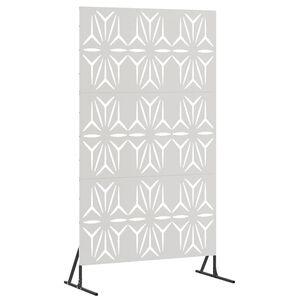vidaXL Protetor de Privacidade 100 x 50 x 180 cm A&ccedil;o inoxid&aacute;vel