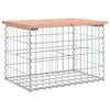 vidaXL Banco jardim design gabi&atilde;o 63x44x42 cm madeira douglas maci&ccedil;a