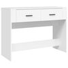 vidaXL Mesa consola 100x39x75 cm derivados de madeira branco
