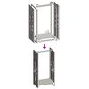 vidaXL Rack Lenha 40x30x80 cm a&ccedil;o resistente &agrave;s intemp&eacute;ries