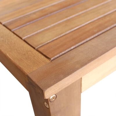 vidaXL Conjunto mesa e bancos bar, 5 pcs, madeira de acácia maciça