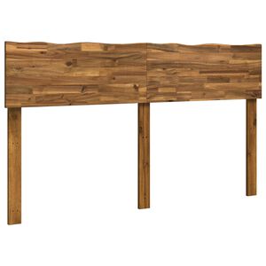 vidaXL Cabeceira de borda viva ROSTOCK Natural 160 cm