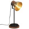vidaXL Candeeiro de secret&aacute;ria 25 W 17x17x50 cm E27 bronze antigo