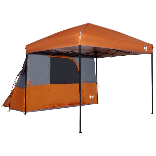 vidaXL Conjunto de Tenda de Camping 2 pcs Laranja Tafet&aacute; e Tecido