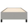 vidaXL Estrutura de cama sem colch&atilde;o 90x200 cm tecido cinzento-claro