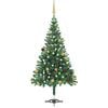 vidaXL &Aacute;rvore de Natal artificial pr&eacute;-iluminada + bolas 564 ramos